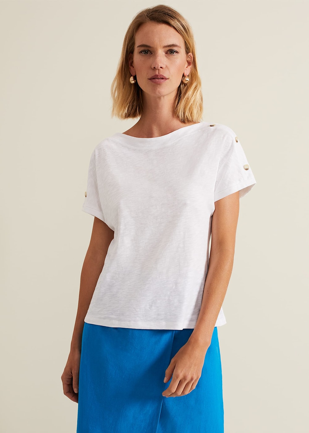 Phase Eight Suzie Button Detail Top Phase Eight Suzie Button Detail Top