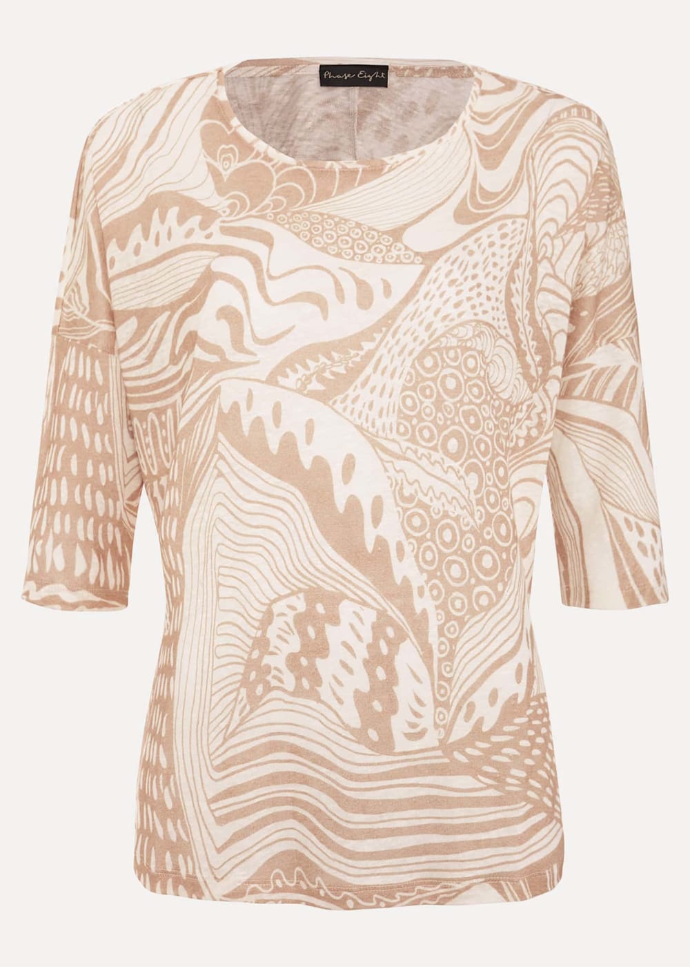 Phase Eight Nori Linen Top Phase Eight Nori Linen Top