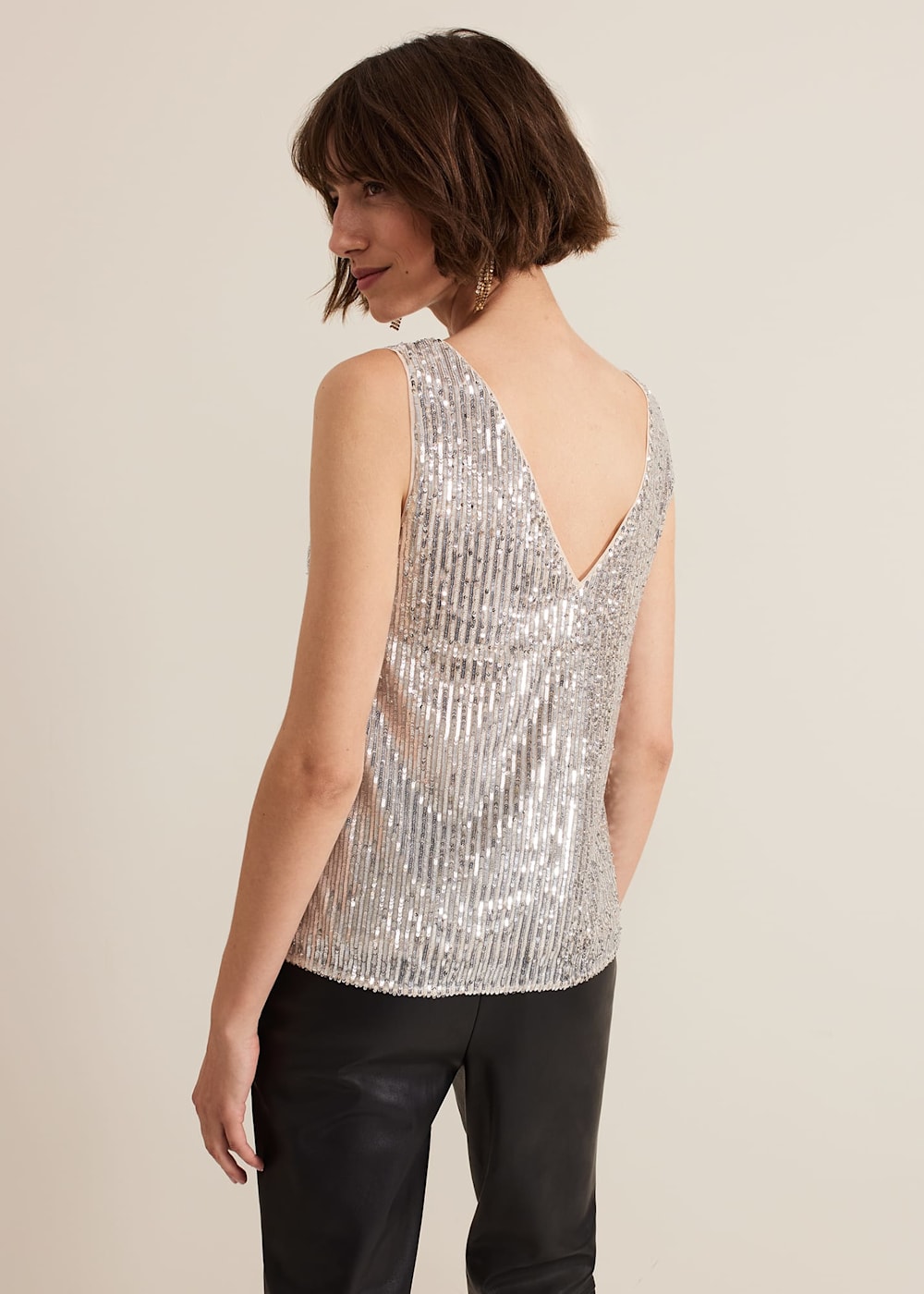 Phase eight sequin top cheap