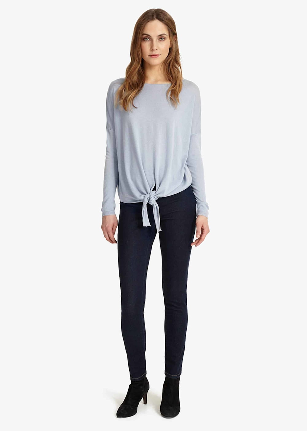 Front tie jumper best sale