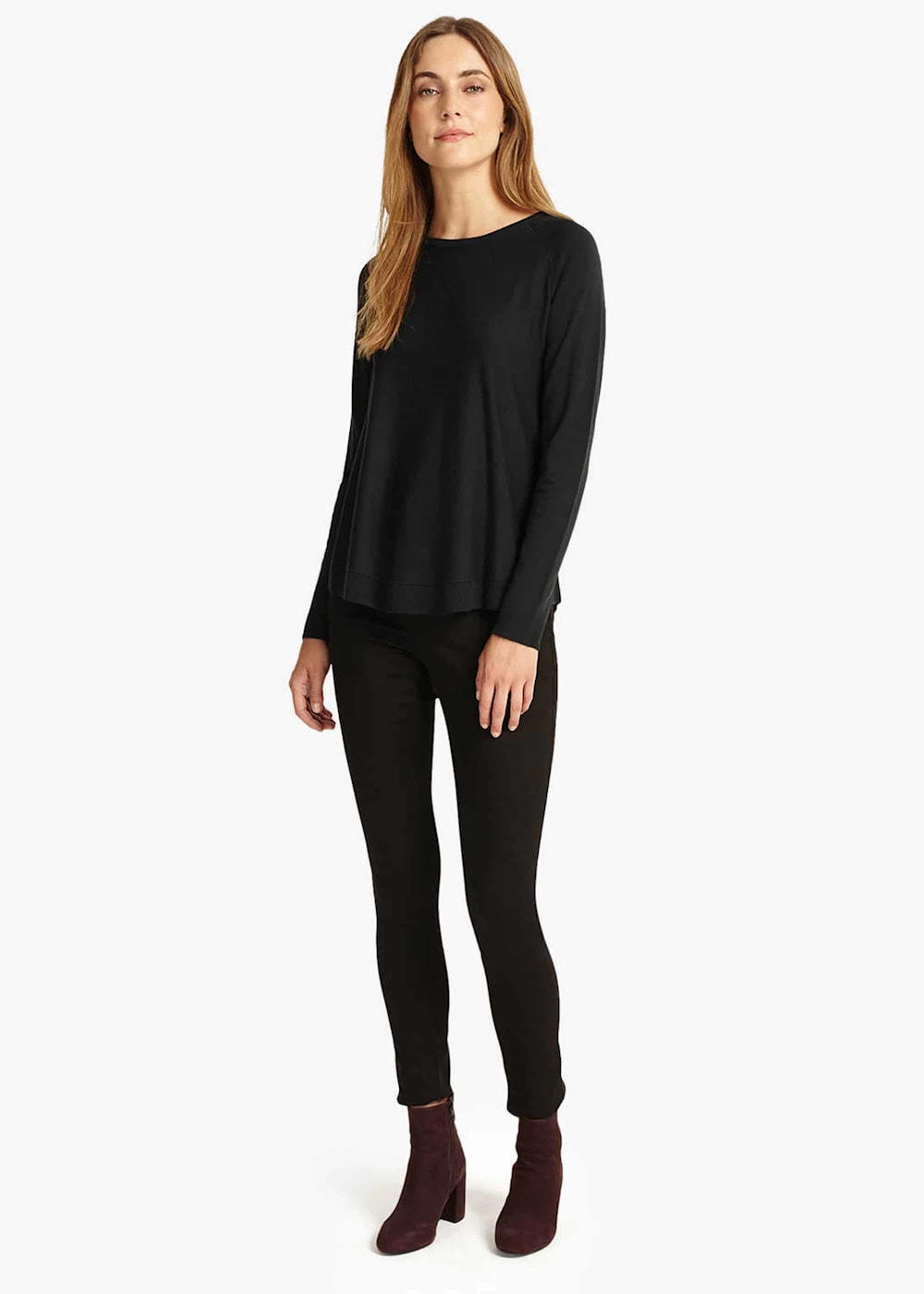 Terza Zip Back Swing Knitted Jumper Phase Eight UK