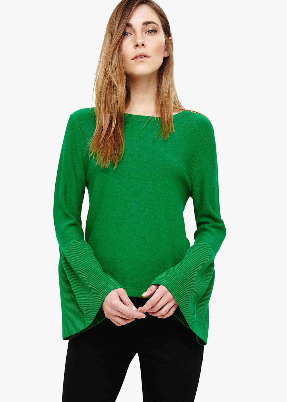 Express bell sleeve sweater hotsell