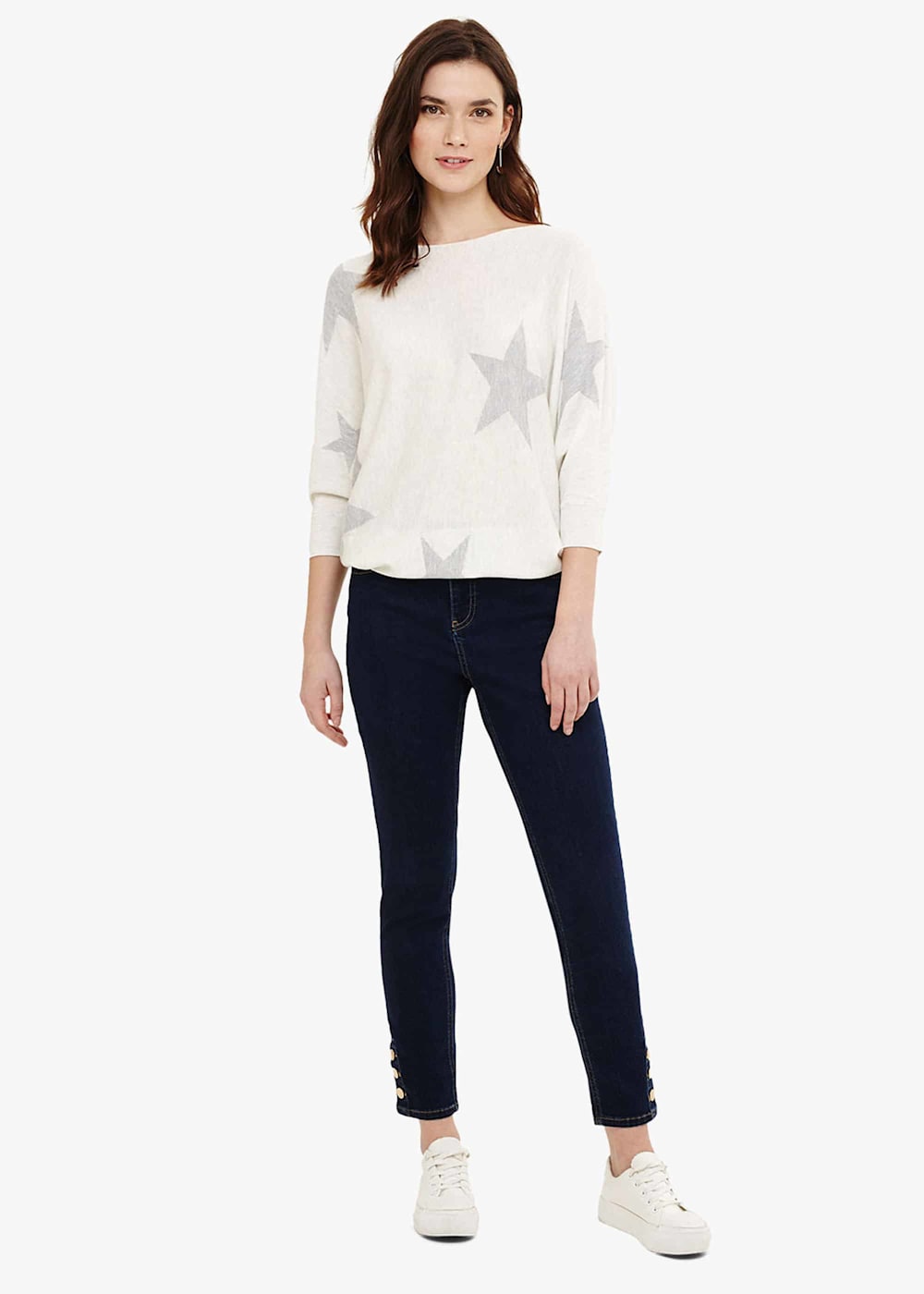 Becca Star Intarsia Knitted Jumper Phase Eight UK