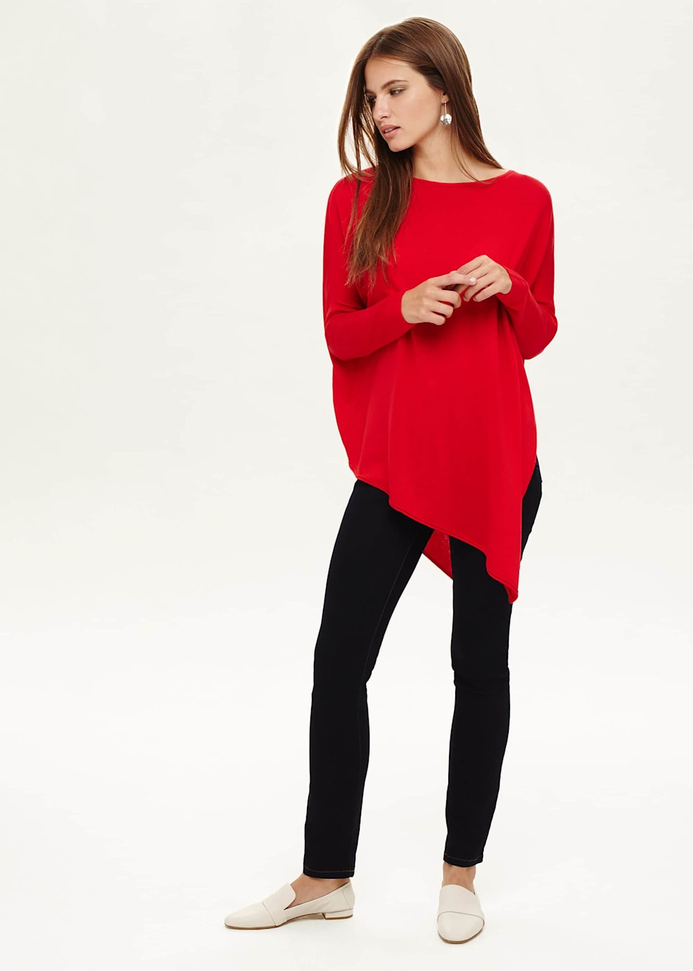 Melinda Asymmetric Knitted Jumper Phase Eight UK