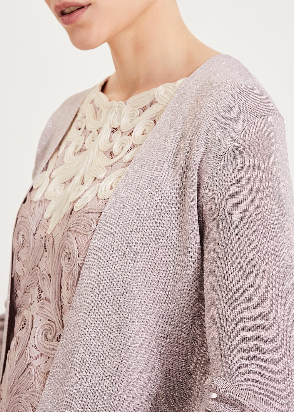 Salma Shimmer Knitted Jacket Phase Eight UK
