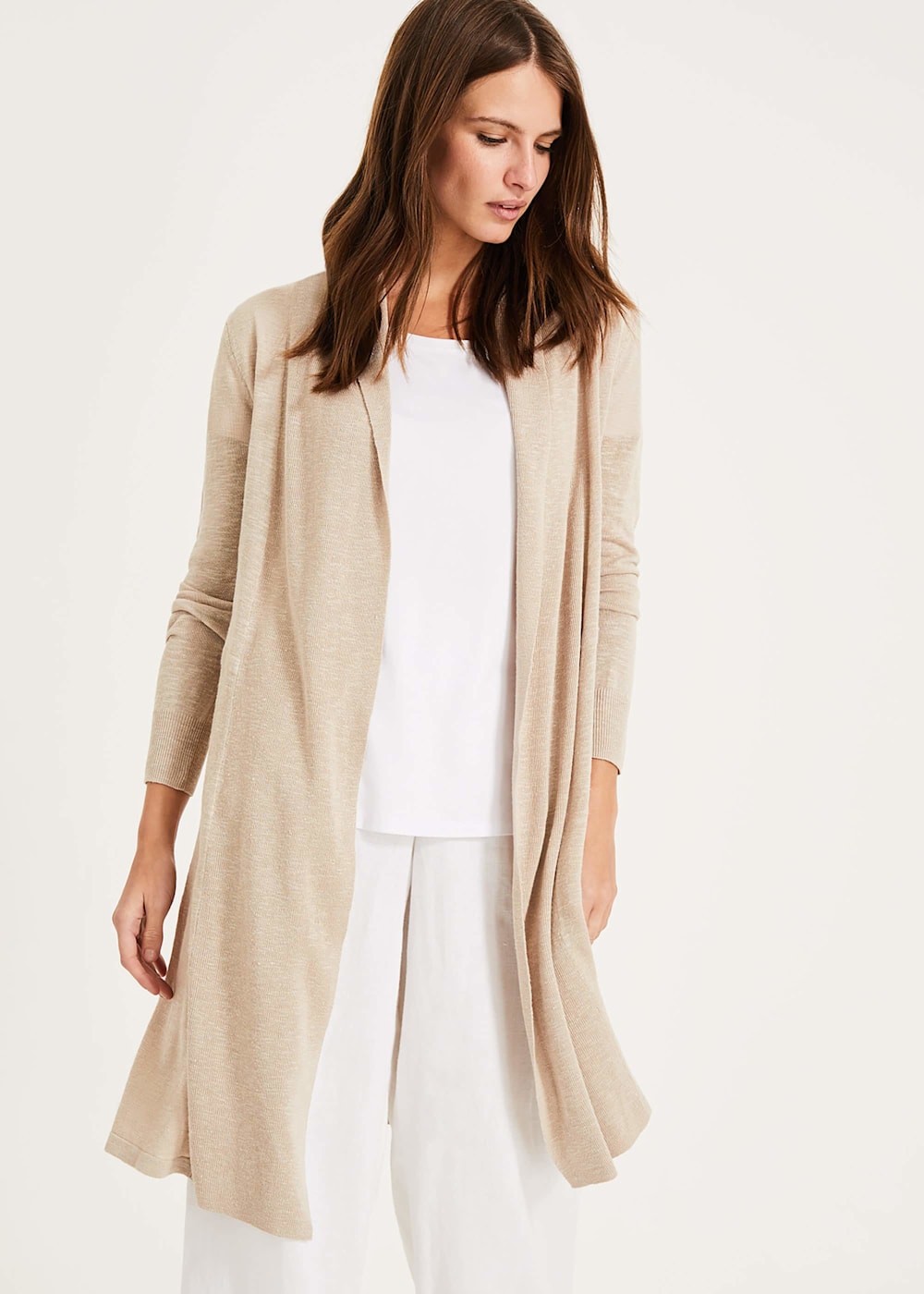 Lili Linen Longline Cardigan | Phase Eight UK | Lili Linen Longline Cardigan | Phase Eight UK |