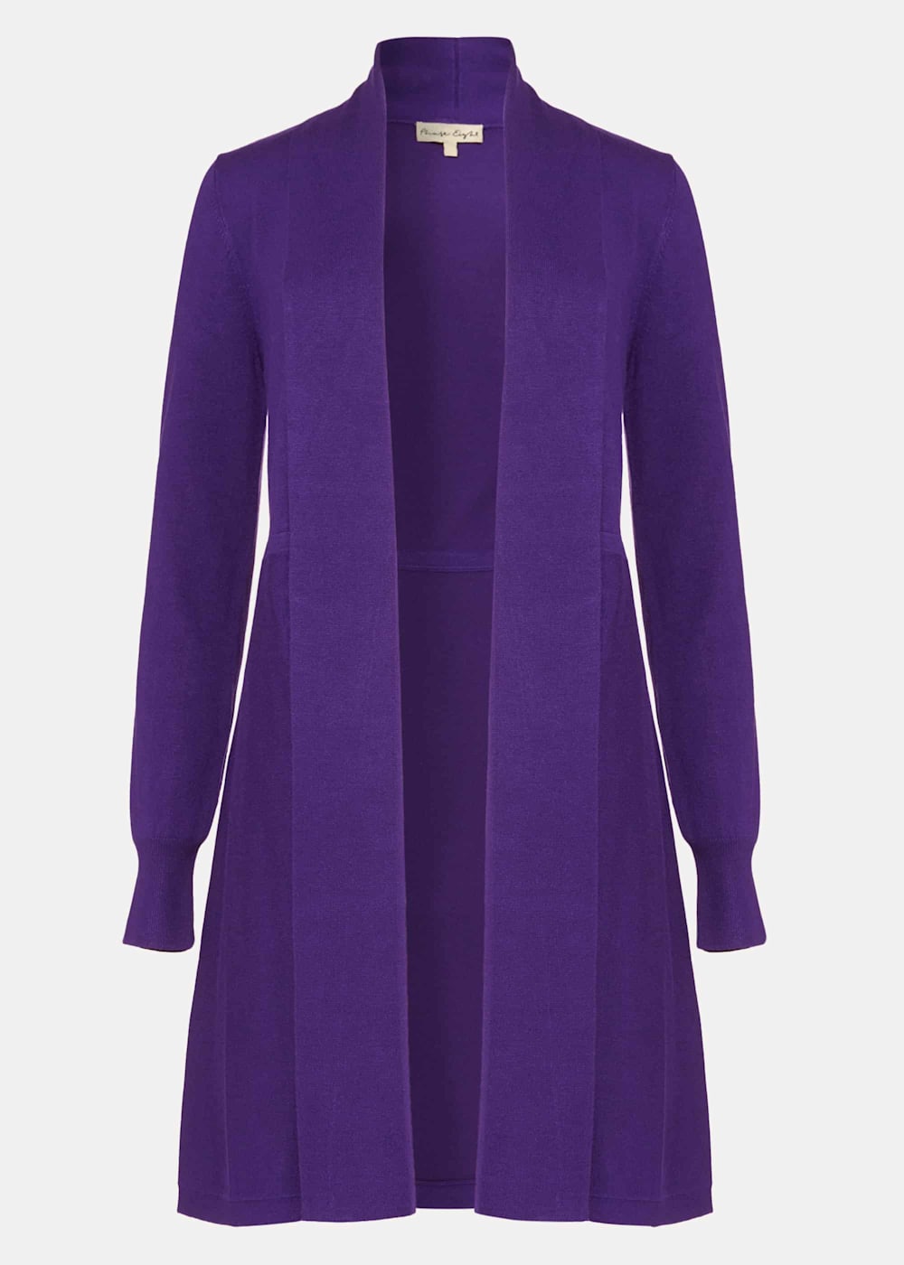 Purple longline cardigan discount