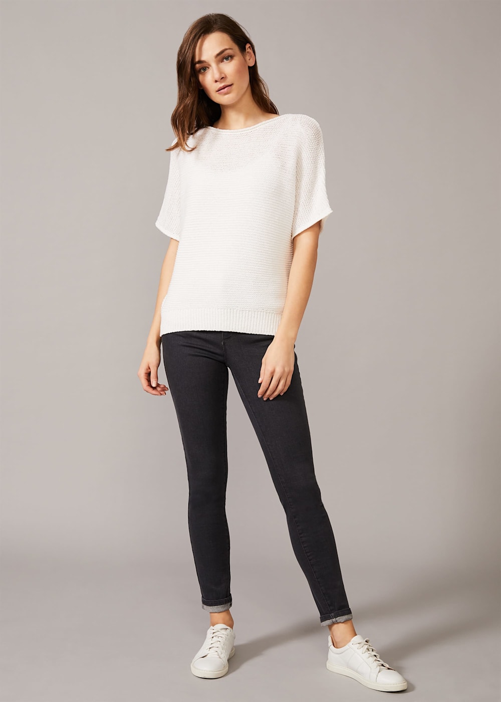 Taiba Tape Yarn Knit Top | Phase Eight UK |