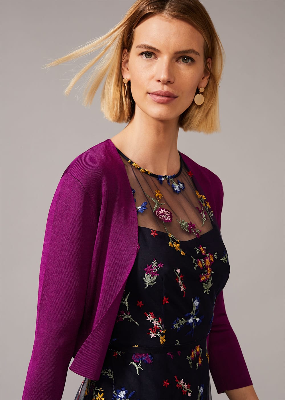 Salma Lightweight Knitted Jacket Phase Eight UK