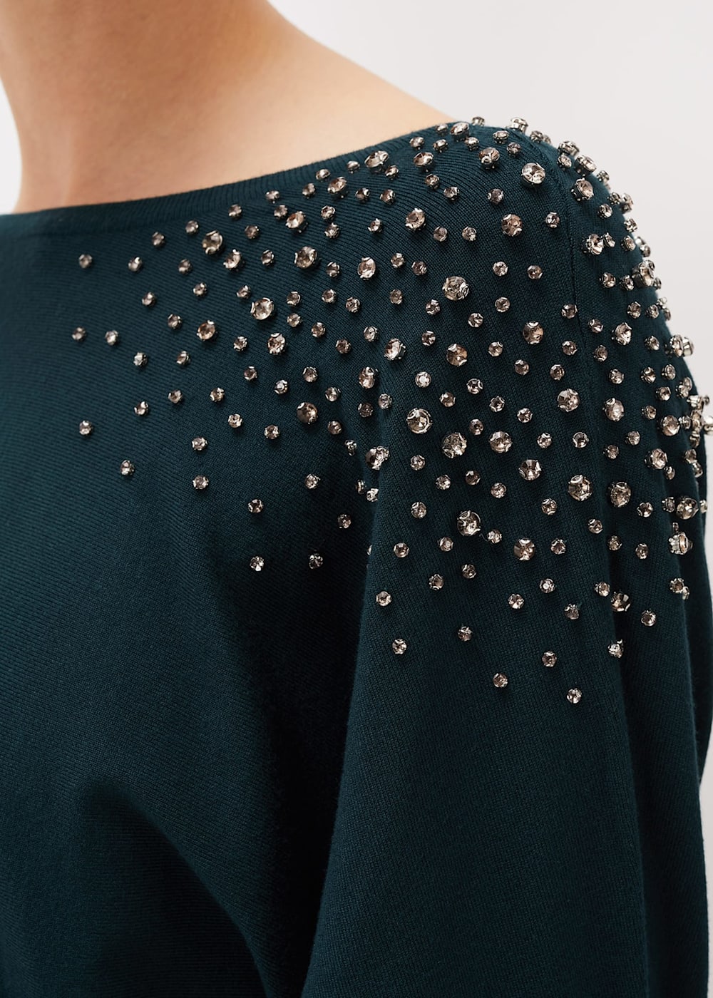 Bernarda Embellished Shoulder Jumper Phase Eight UK