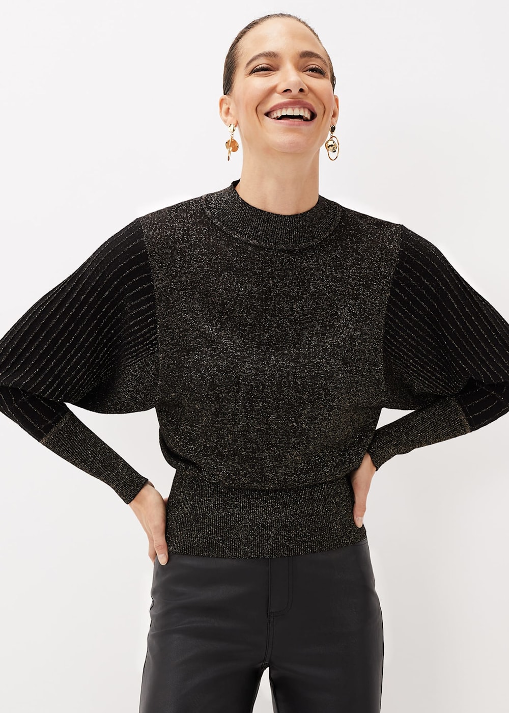 Batwing sparkly top discount