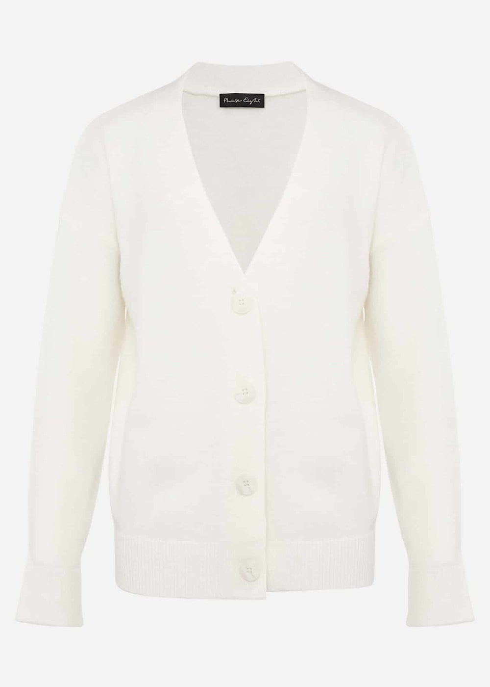 Phase Eight Sybille Cardigan Winter White Size 14