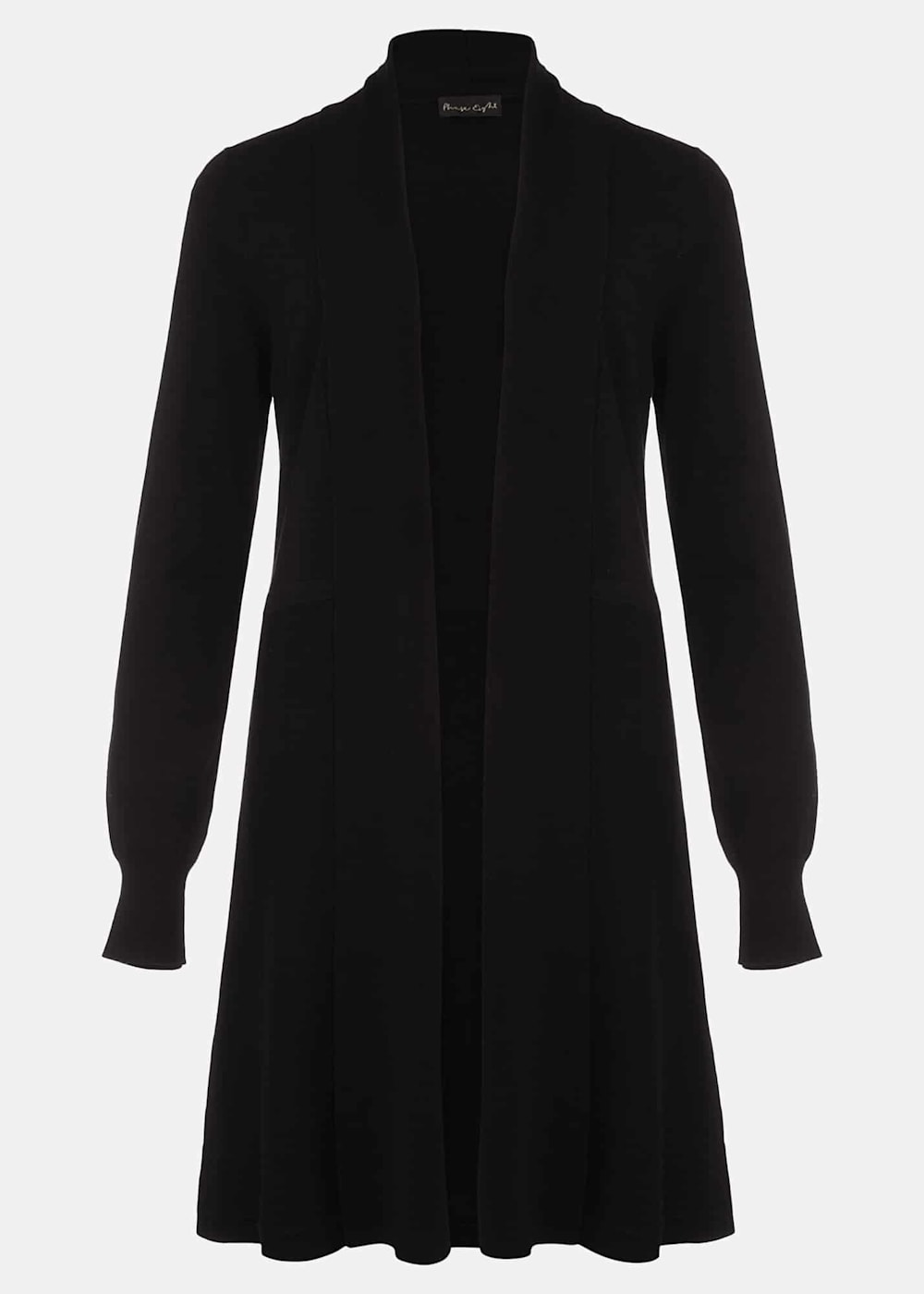 Black Long Cardigan with Shawl Neck Long Sleeves Phase Eight Phase Eight UK