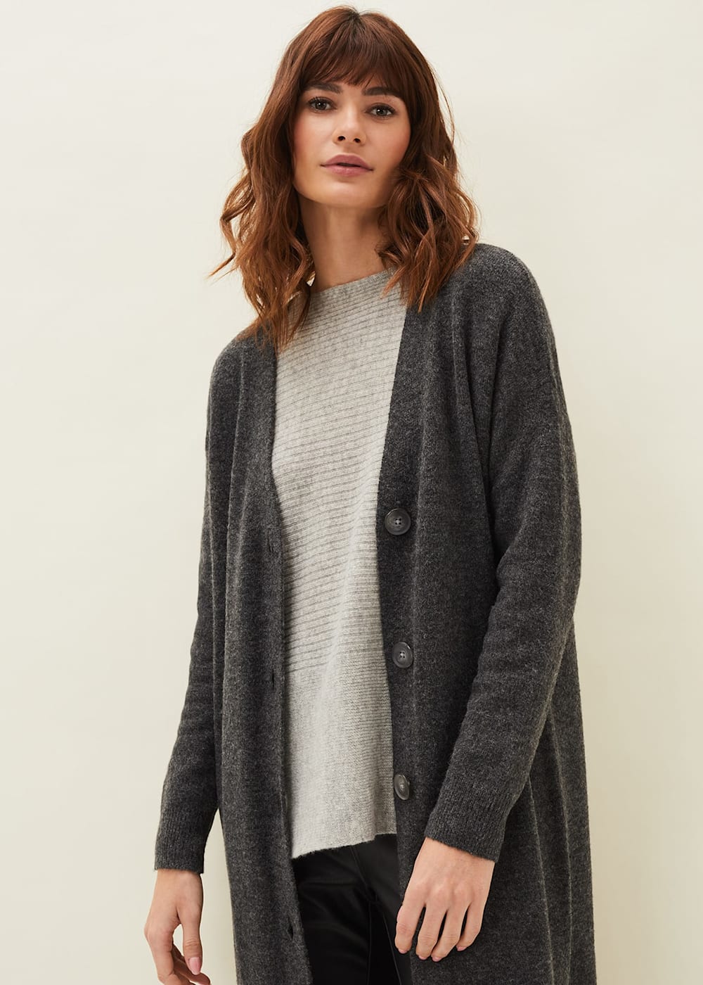 Phase eight grey cardigan top