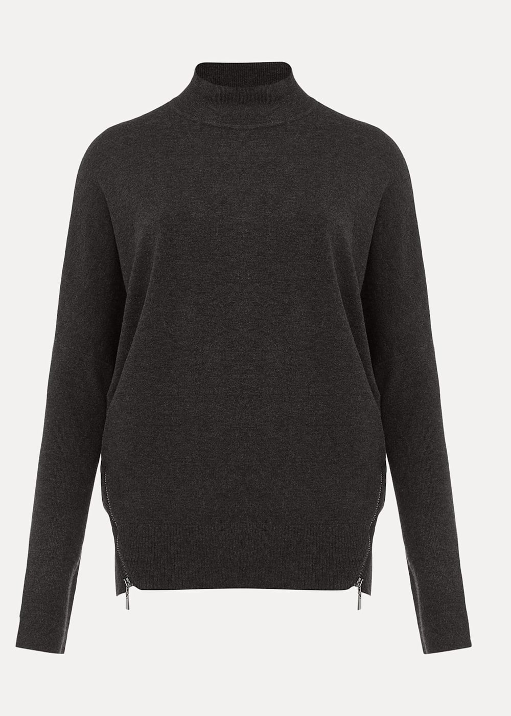 Skylar Roll Neck Zip Hem Jumper Phase Eight UK