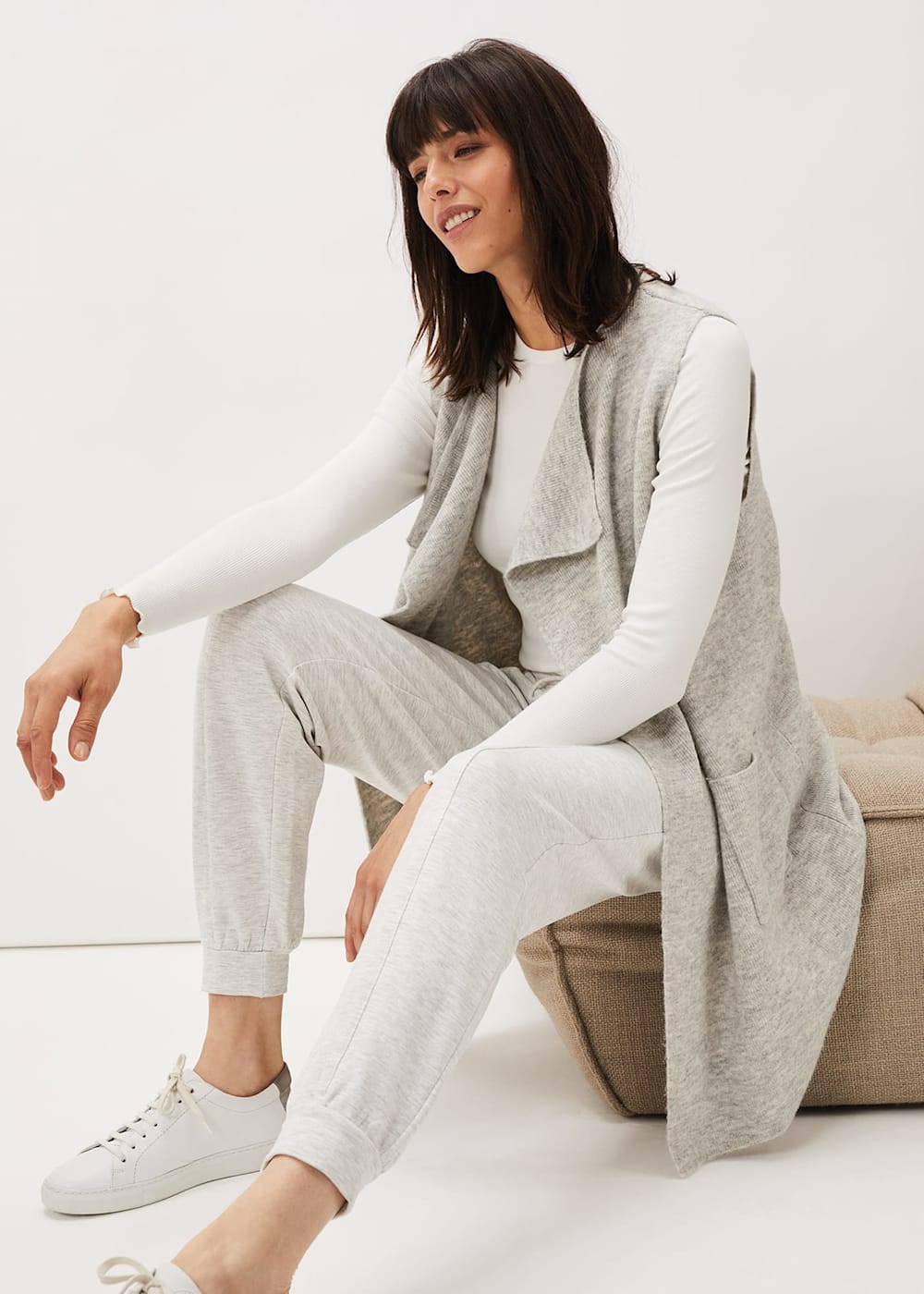 Waterfall longline cardigan on sale