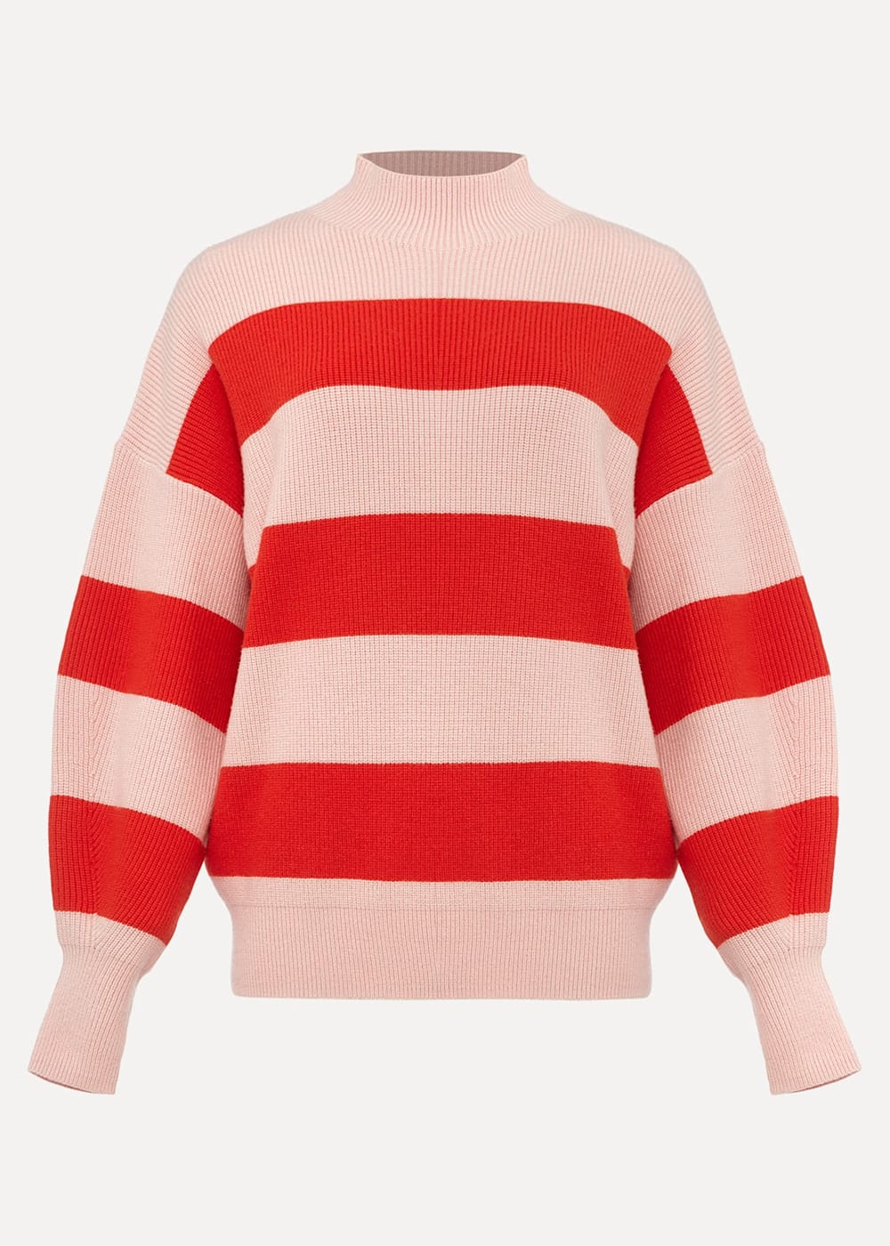 Pink and red striped jumper hotsell