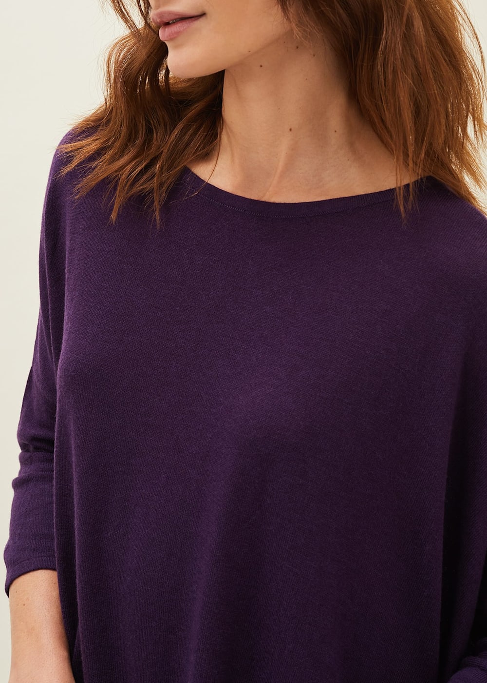 Melinda Asymmetric Hem Fine Knit Jumper Phase Eight UK