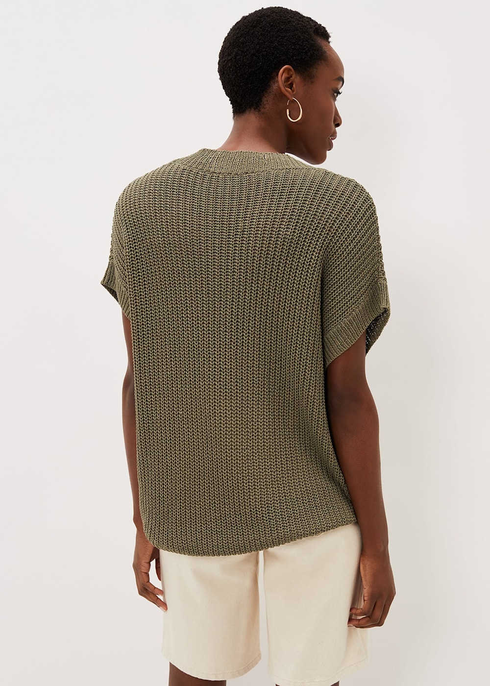 Lizzia V-Neck Chunky Stitch Knit | Phase Eight UK |