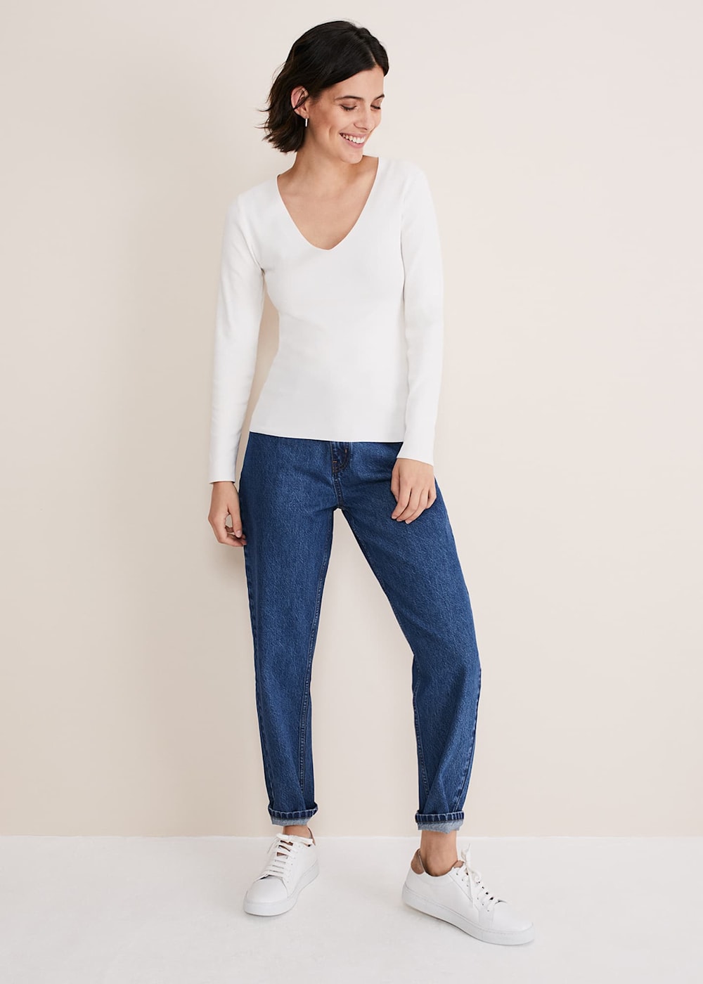 Phase eight white jumper top