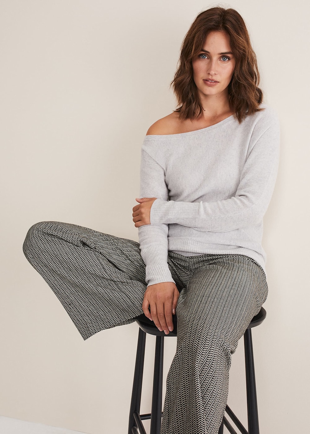 Sienna Wool Cashmere Asymmetric Jumper Phase Eight UK