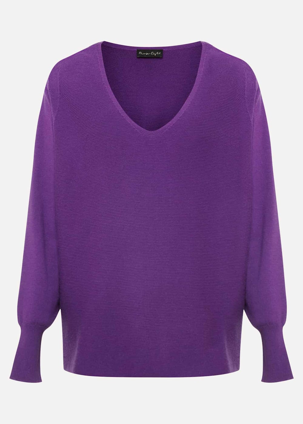 Kirste Textured Fine Knit V-Neck Jumper | Phase Eight UK |