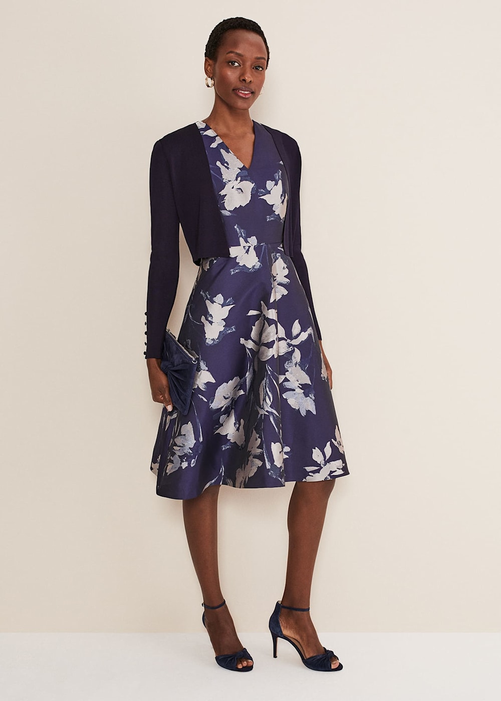 Phase eight navy jacket clearance