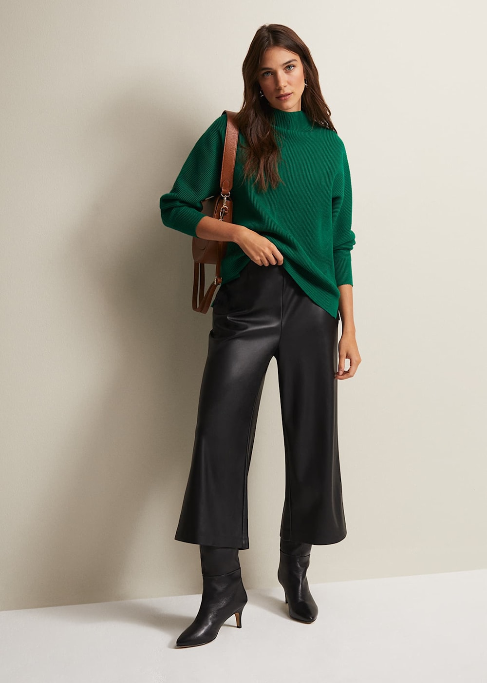 Hannah Green Ribbed Jumper Phase Eight UK