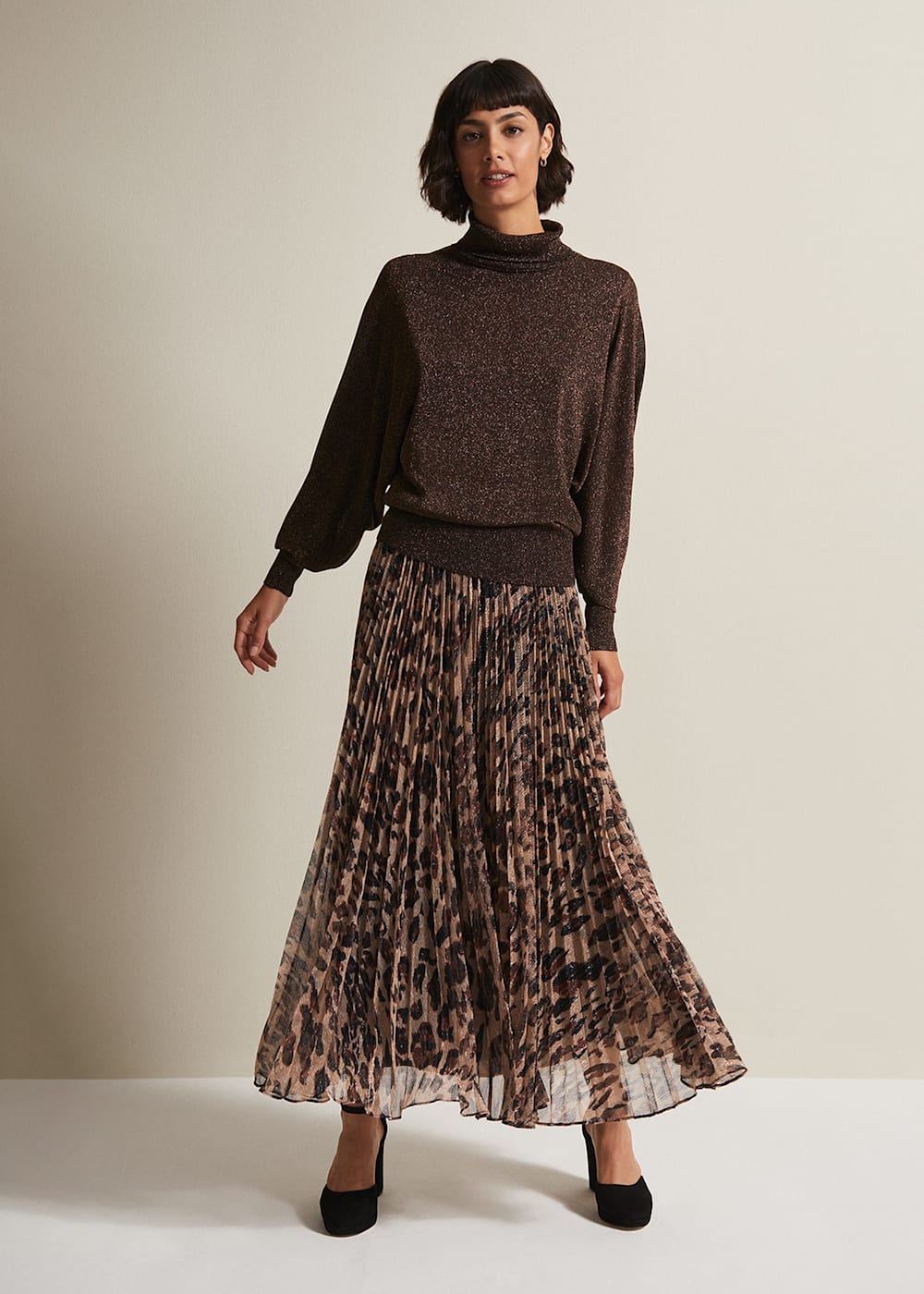 Annalise Lurex Batwing Jumper Phase Eight UK