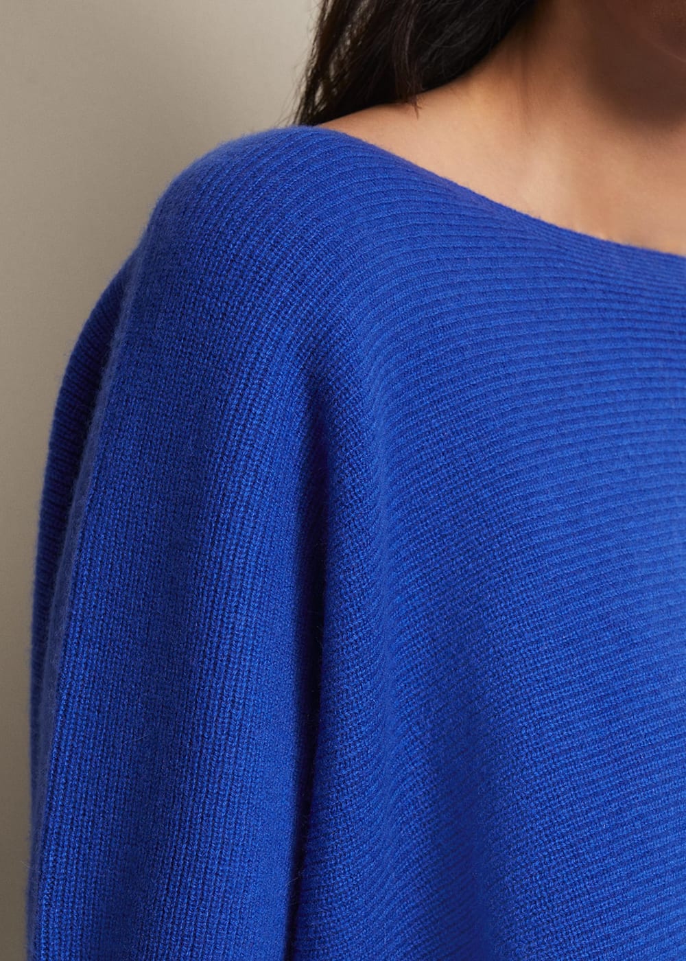 Isabella Blue Wool Cashmere Jumper Phase Eight UK