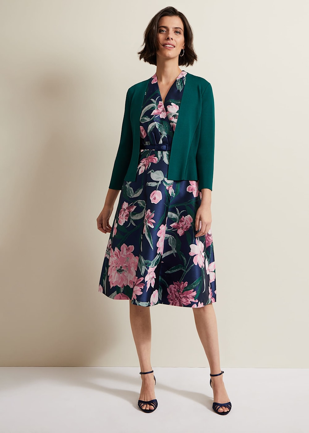 Phase Eight Salma Flare Hem Knitted Jacket