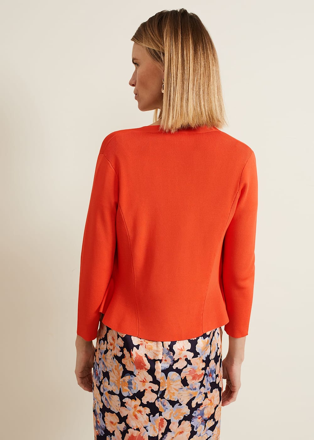 Salma Flare Hem Knitted Jacket Phase Eight UK