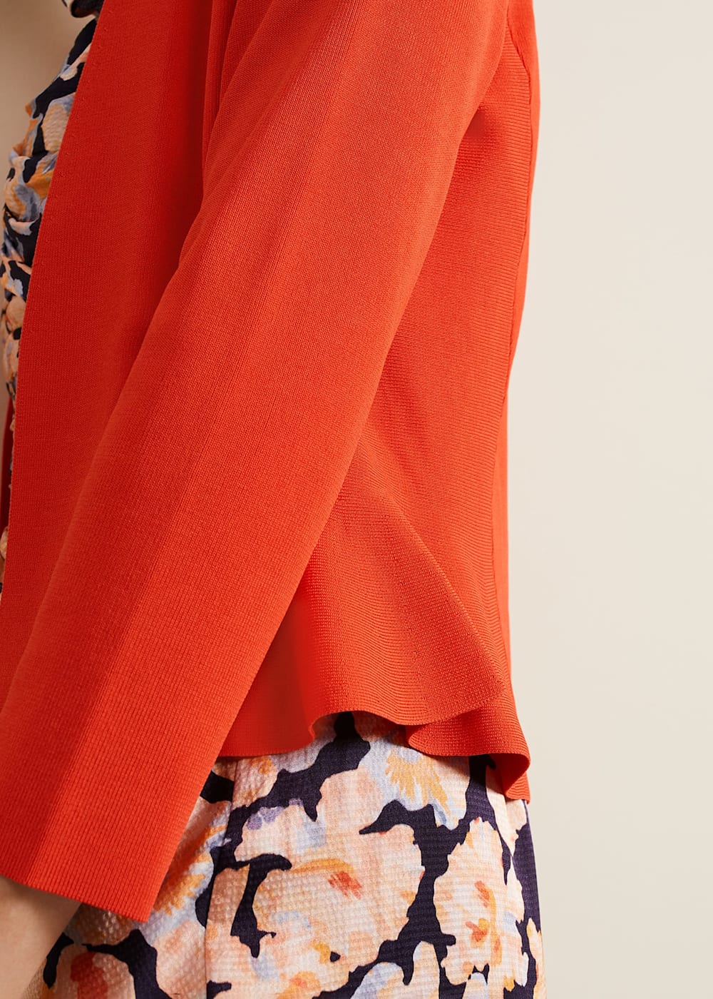 Salma Flare Hem Knitted Jacket Phase Eight ROW