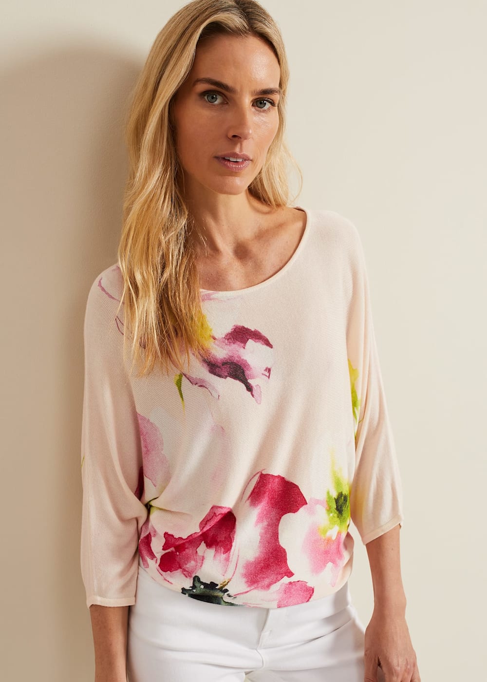 Erika Floral Placement Jumper Phase Eight UK