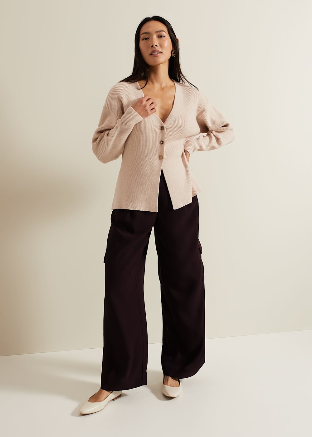 Shae Peplum Cardigan | Phase Eight UK | Shae Peplum Cardigan | Phase Eight UK |