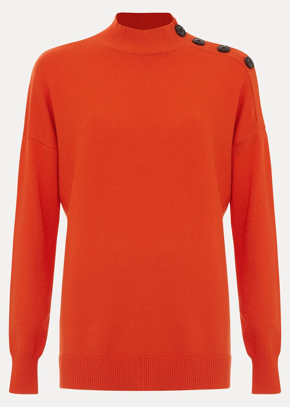 Holly Button Neck Jumper Phase Eight ROW