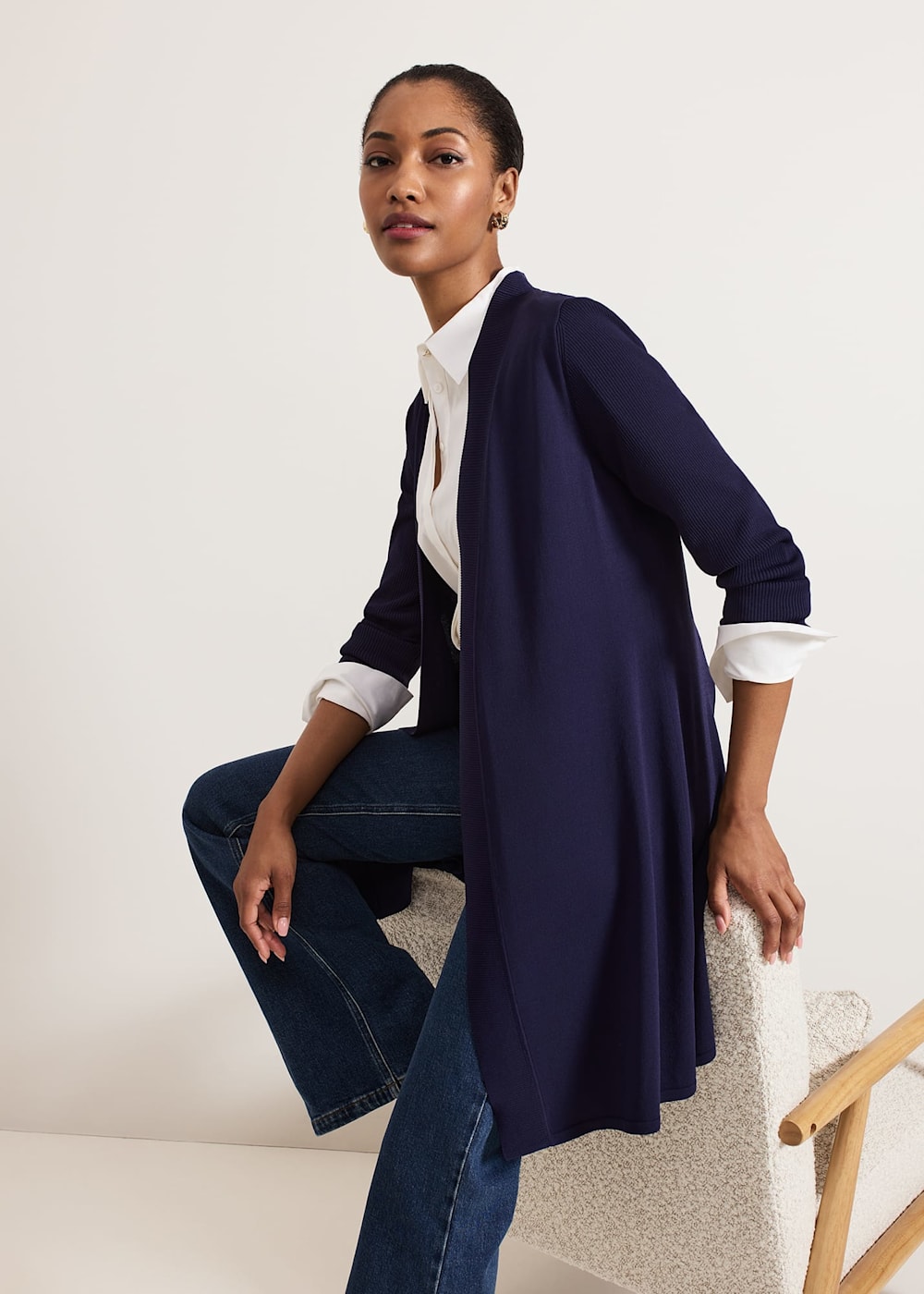Lauren Longline Edge To Edge Cardigan Phase Eight UK