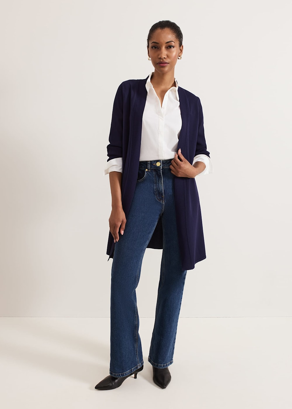 Phase eight navy cardigan cheap