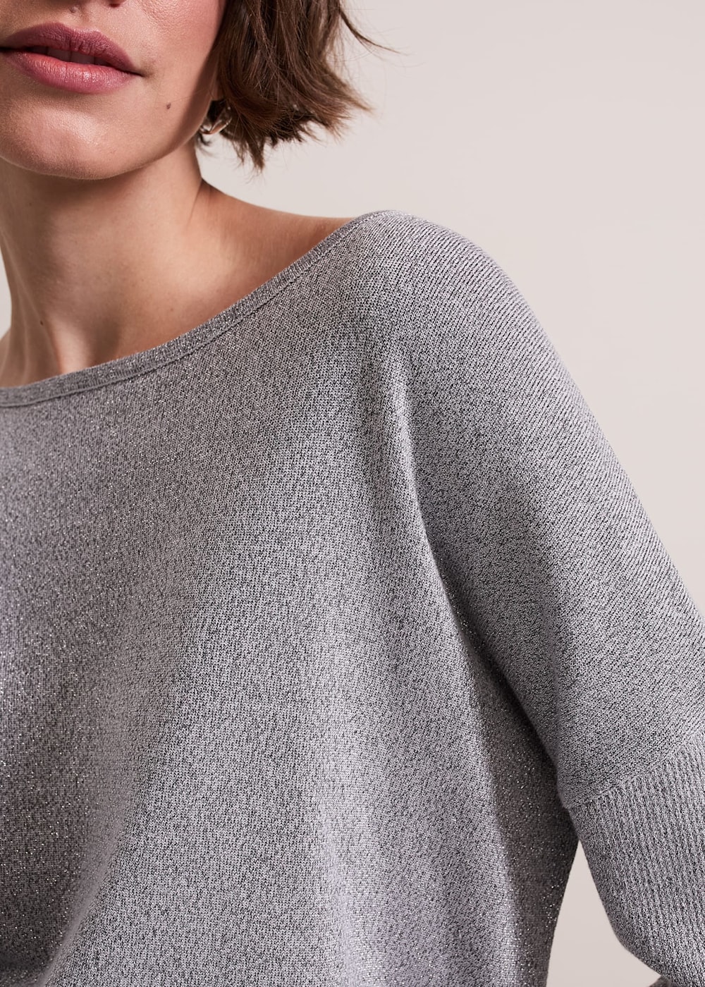 Lurex jumper top