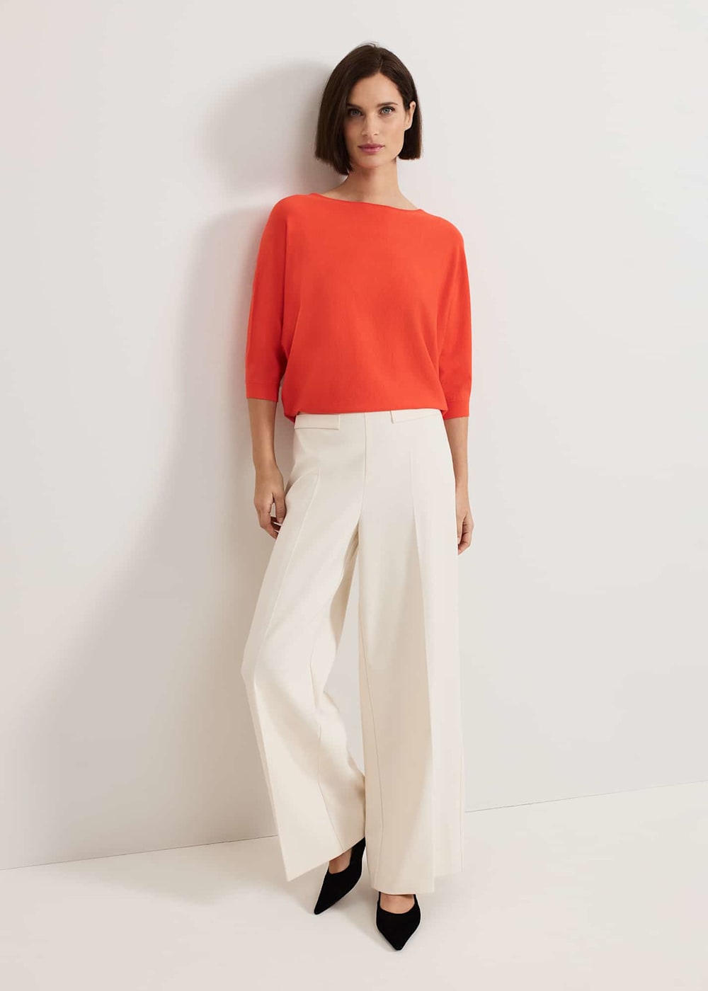Phase Eight Cristine Knit Jumper Orange