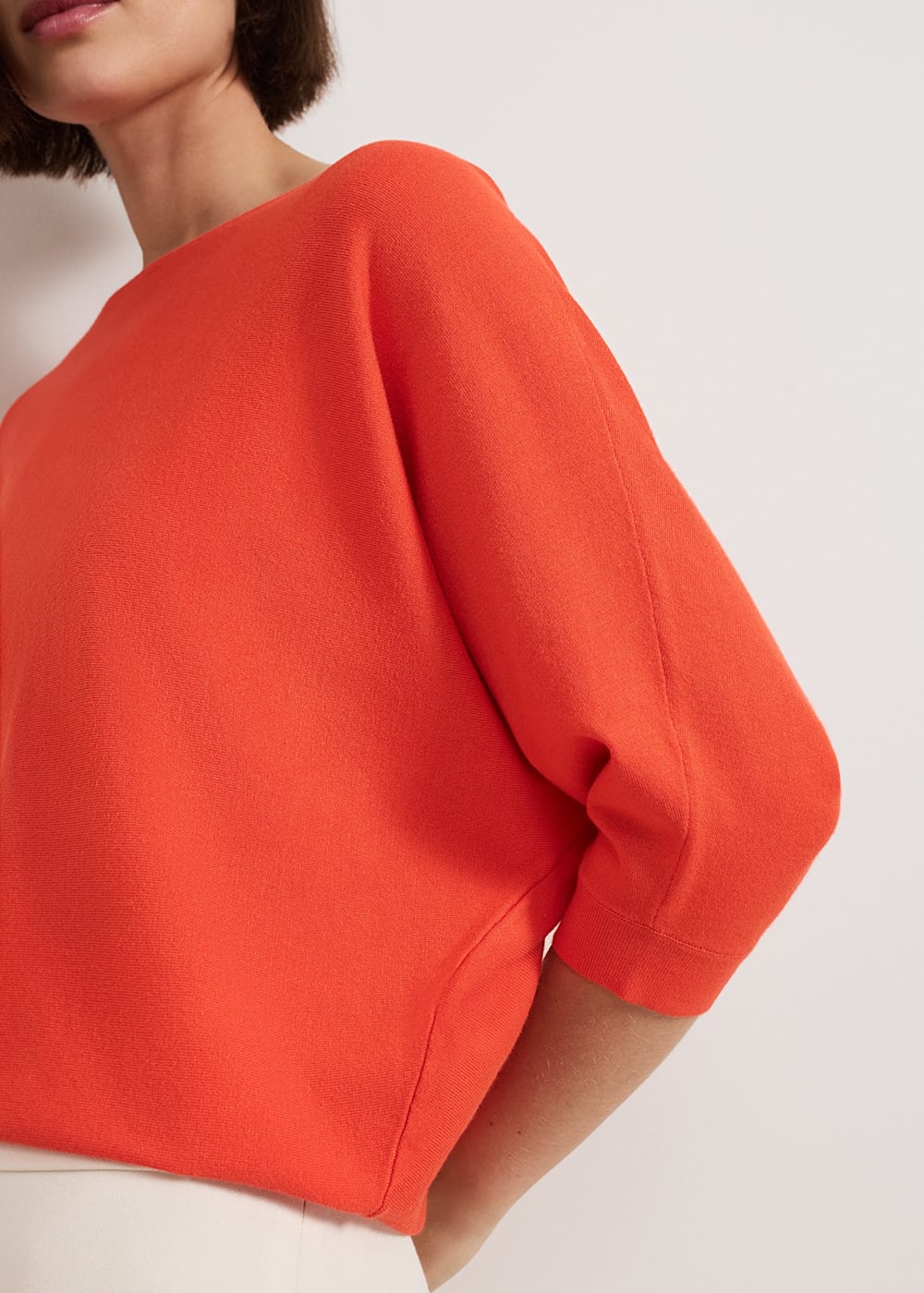 Phase Eight Cristine Knit Jumper Orange Phase Eight Cristine Knit Jumper Orange