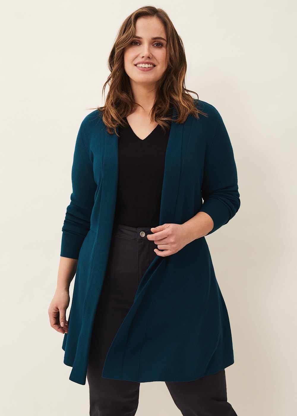 Phase eight longline cardigan top