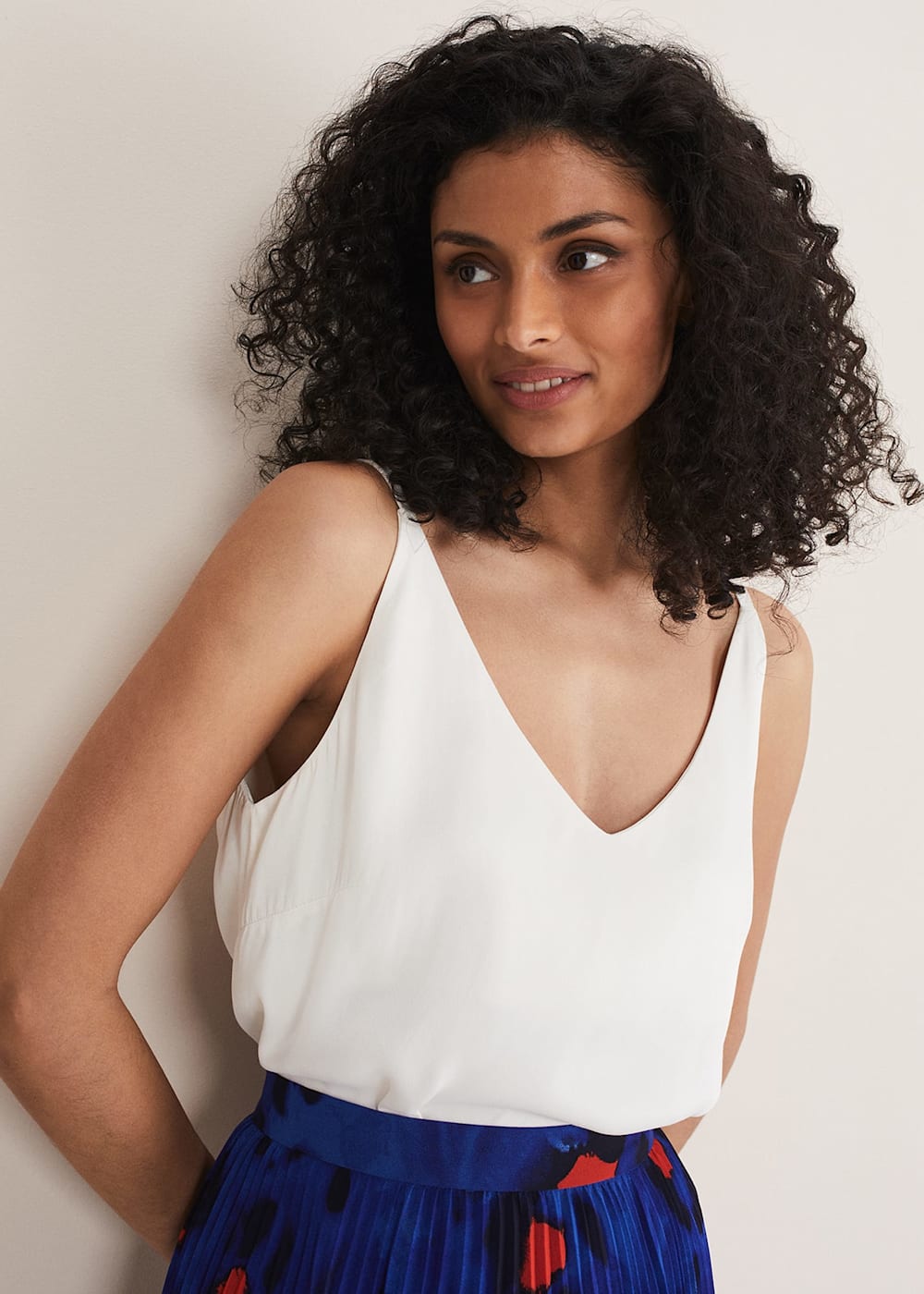 フェイズ エイト Phase Eight 括れる Alanis Cami Top （Cream）