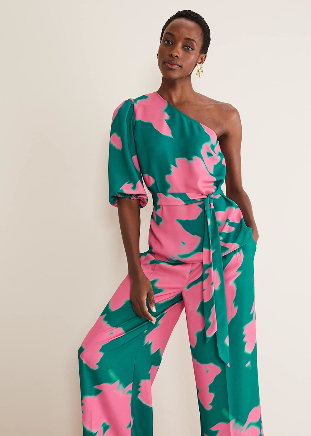 Blouse one shoulder hot sale