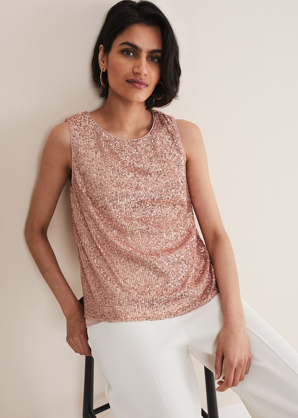 Phase eight sequin top discount