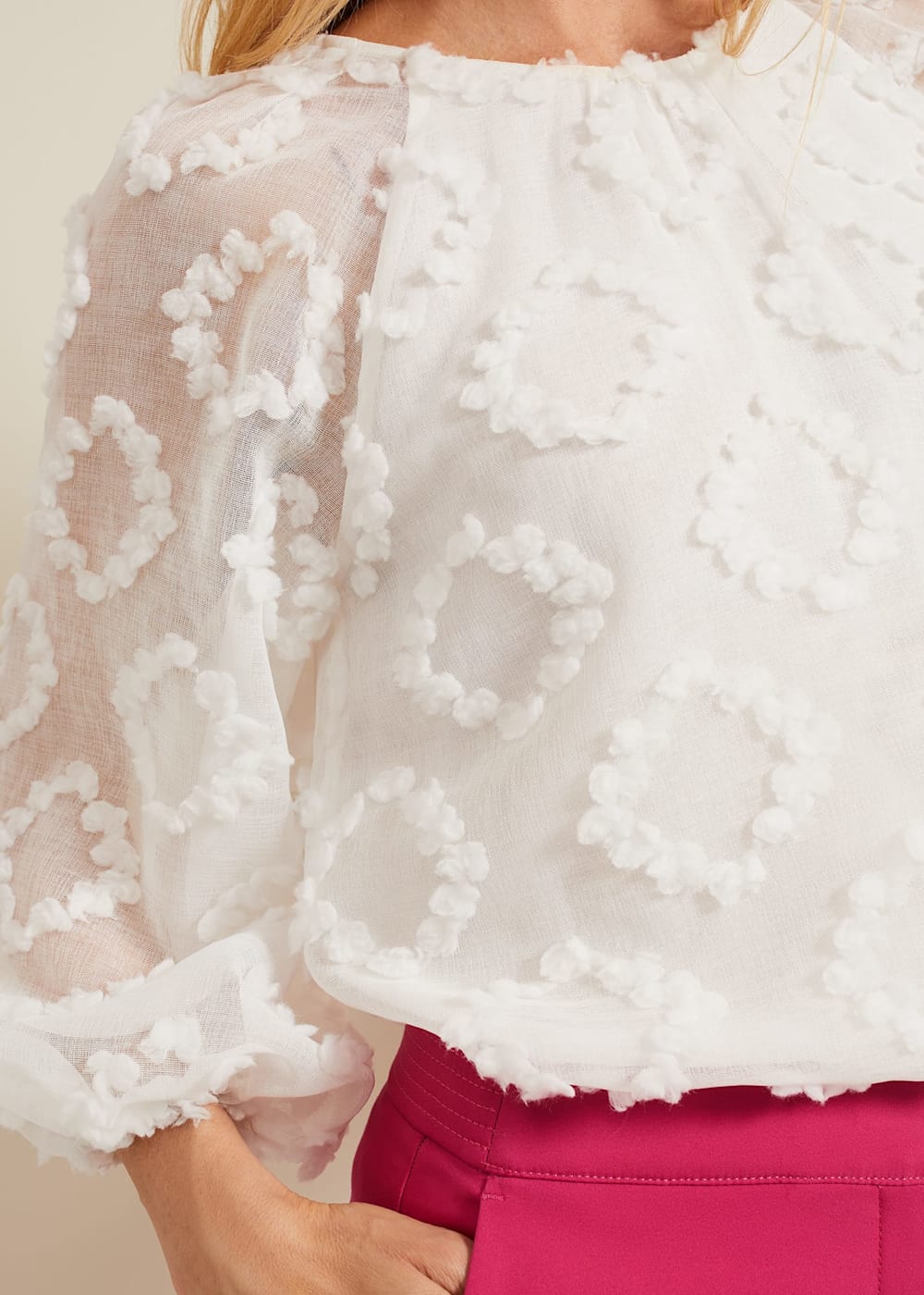 Phase Eight Shayla Textured Blouse