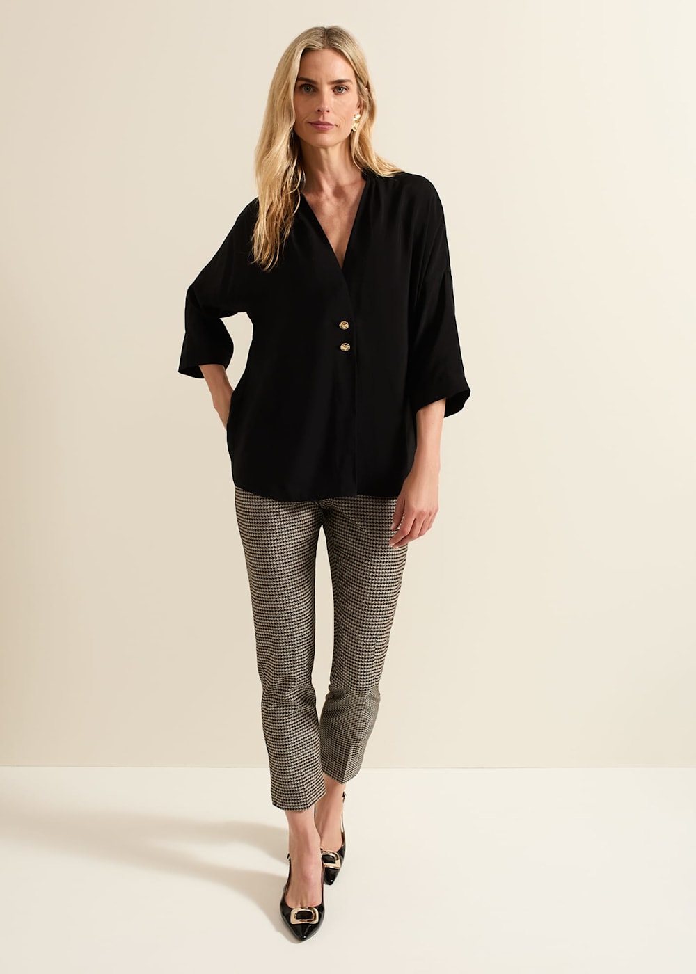 Phase Eight Cynthia Button Detail Shirt