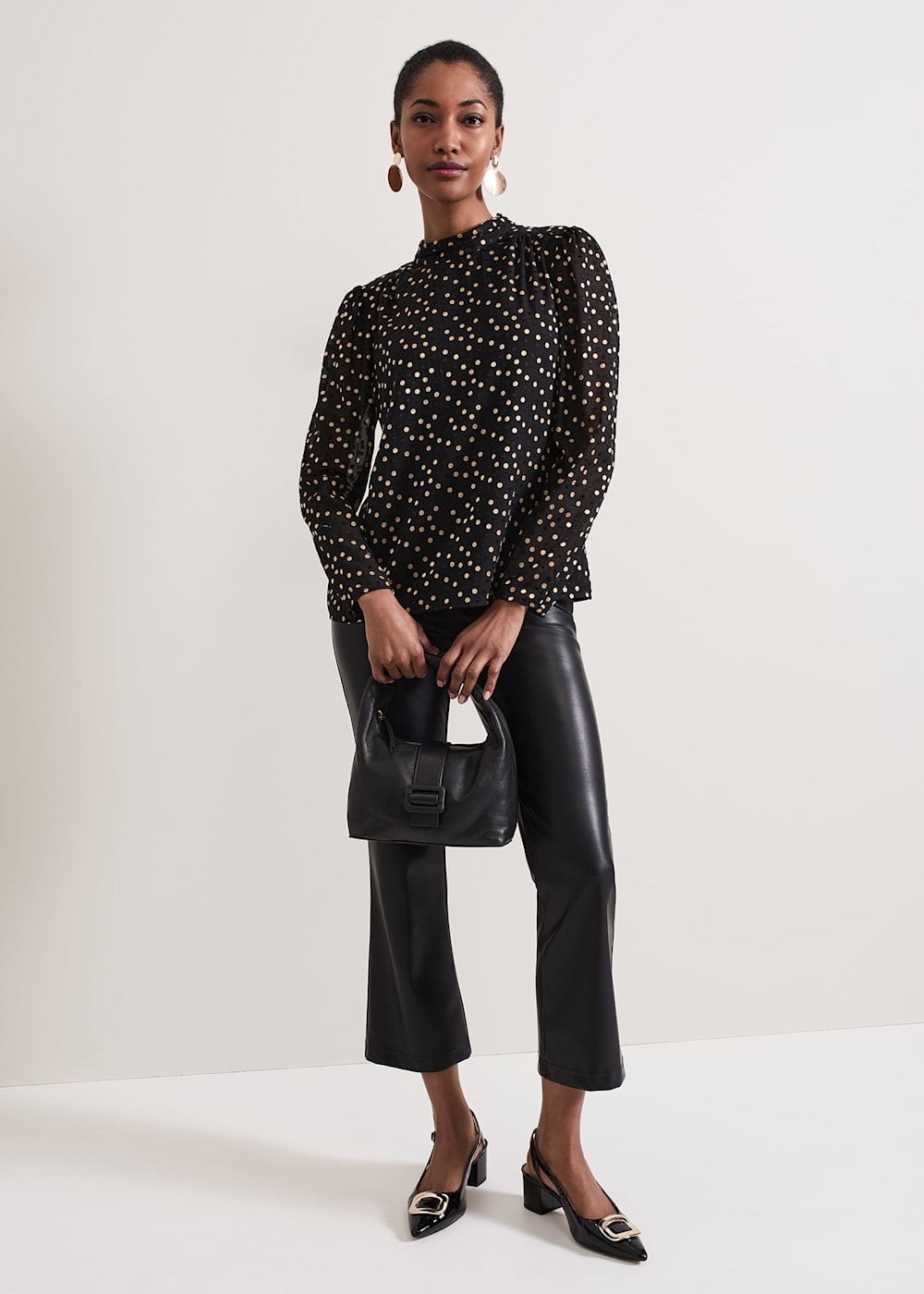 Jacey Spot Jacquard Blouse | Phase Eight UK | Jacey Spot Jacquard Blouse | Phase Eight UK |