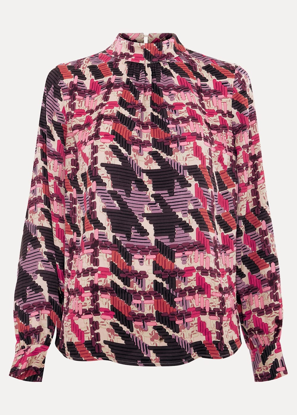 Lyla Satin Printed Blouse Phase Eight UK