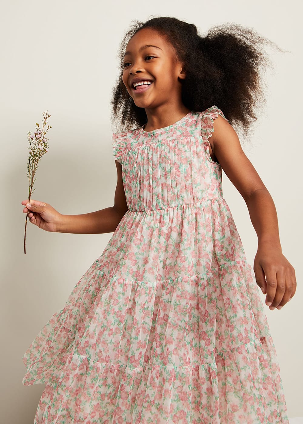 Asha Mesh Floral Smock Dress Phase Eight UK